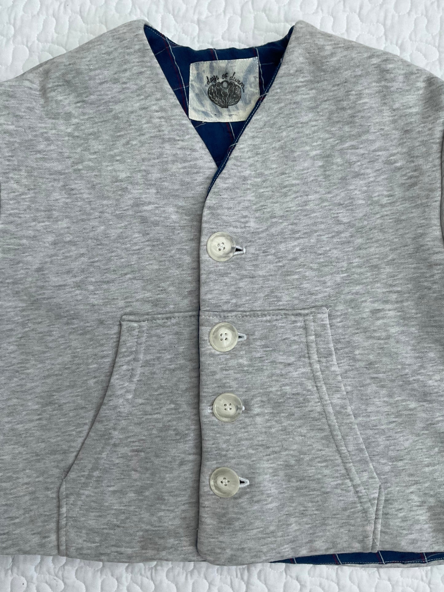 ‘Edie’ reversible sweat jacket