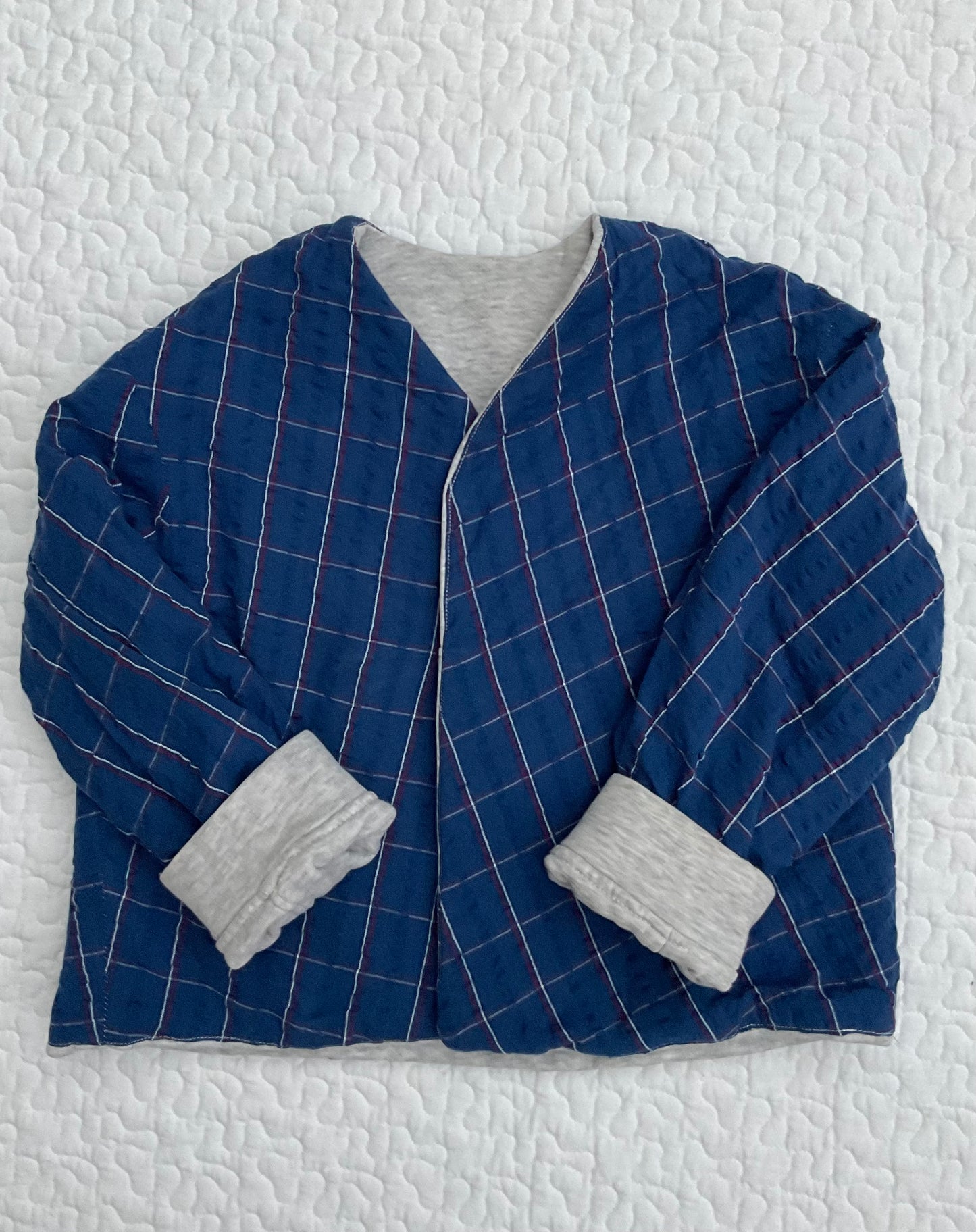 ‘Edie’ reversible sweat jacket