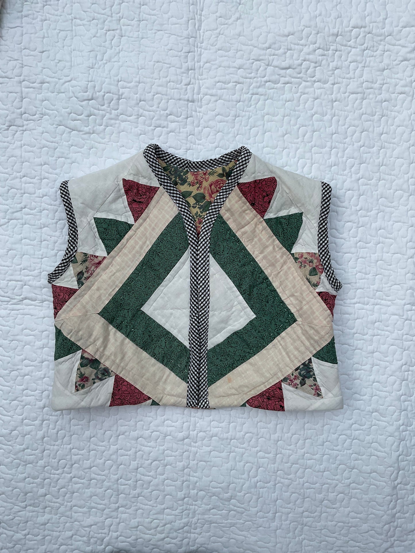 ‘Cosmo’ patchwork gilet