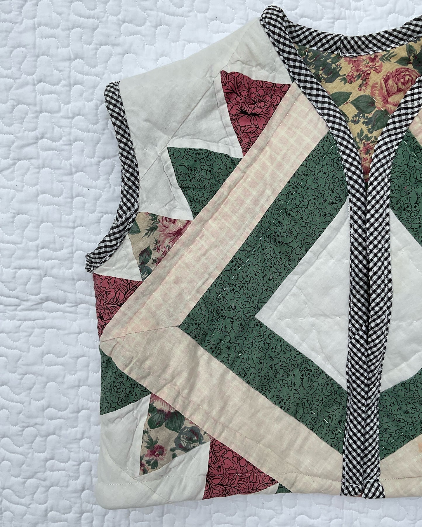 ‘Cosmo’ patchwork gilet