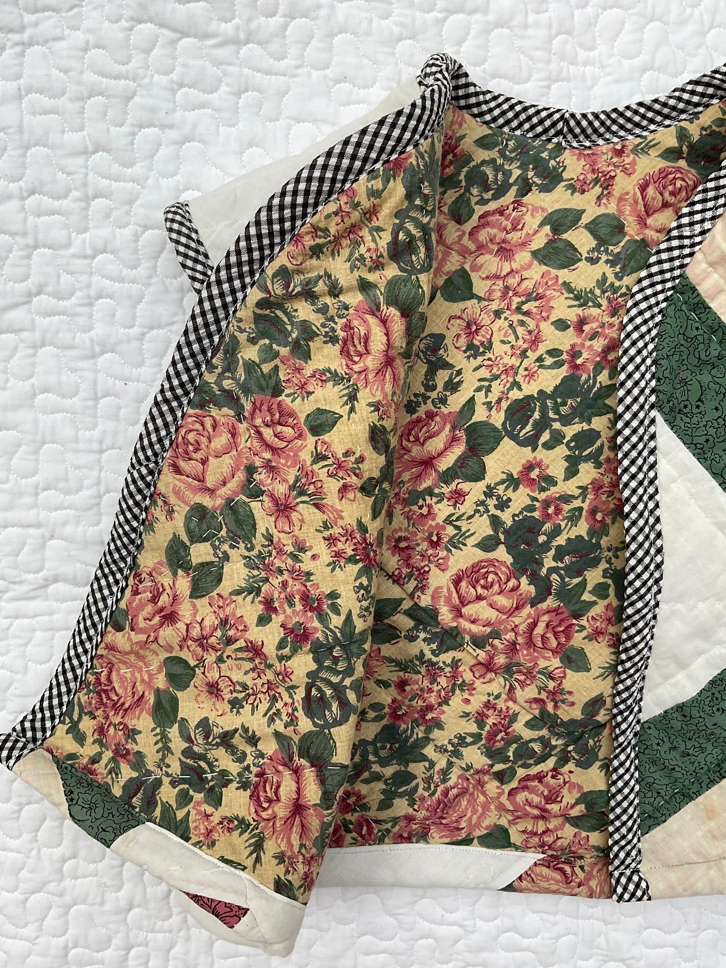 ‘Cosmo’ patchwork gilet