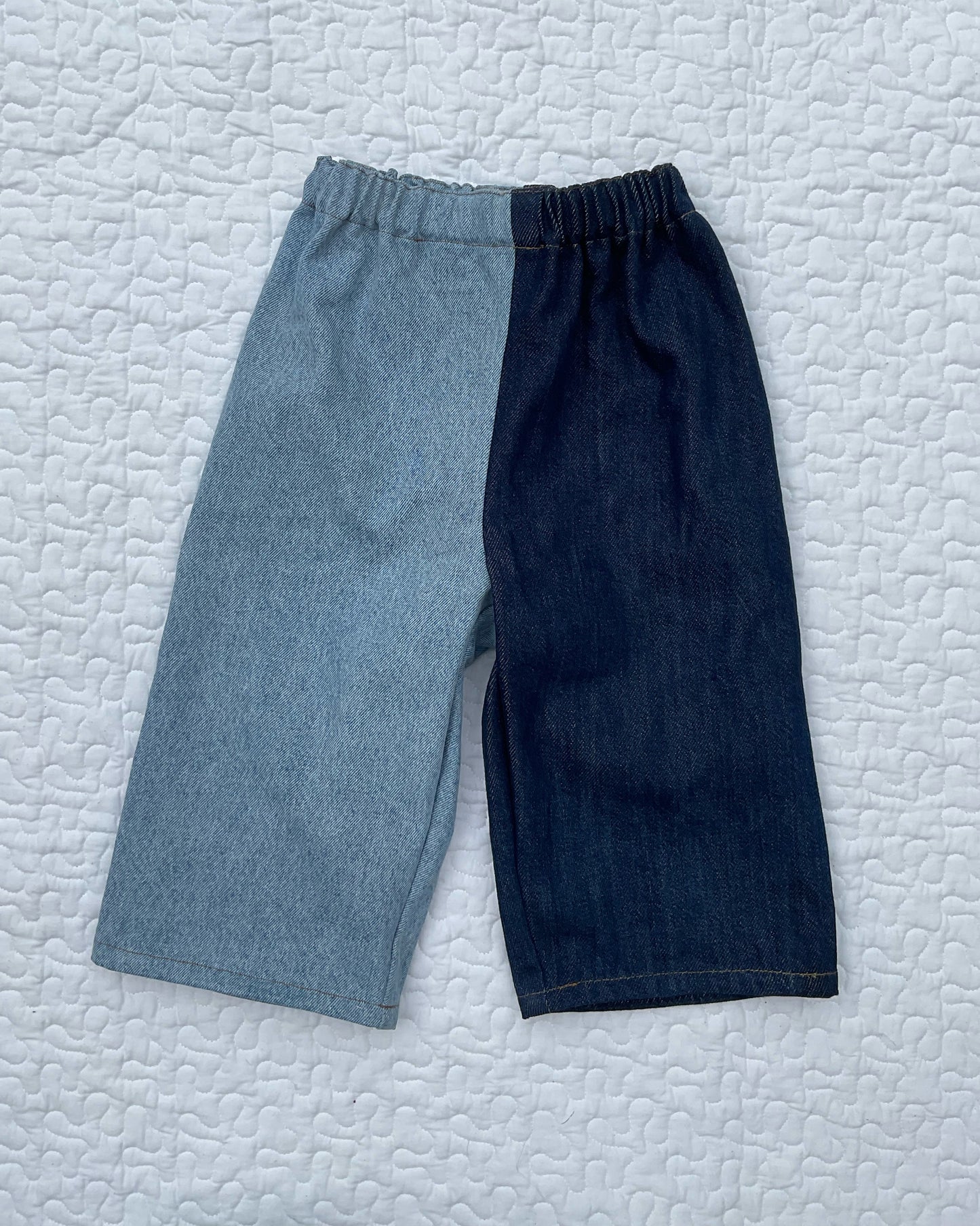 ‘Len’ patch denim baggies