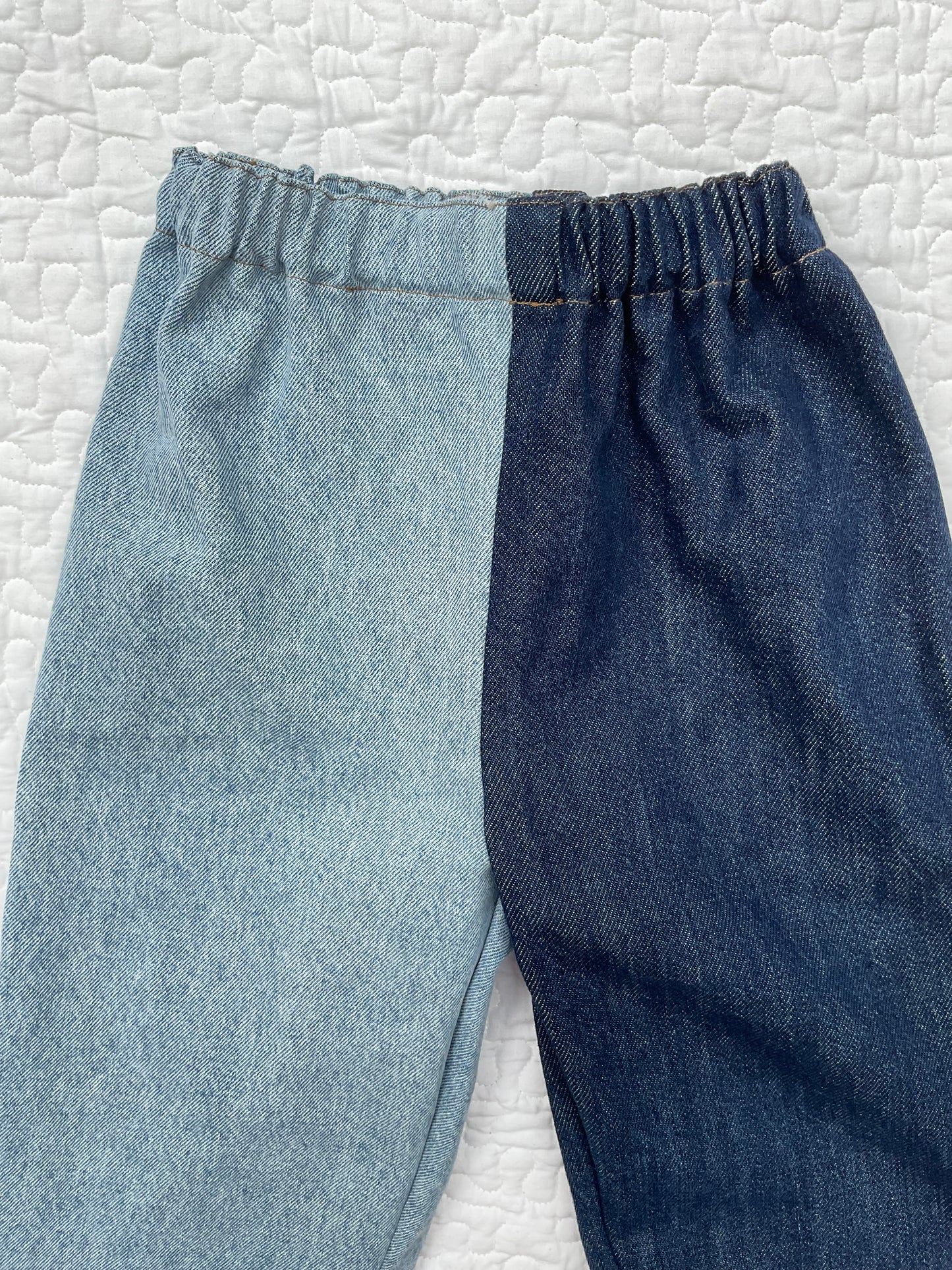 ‘Len’ patch denim baggies