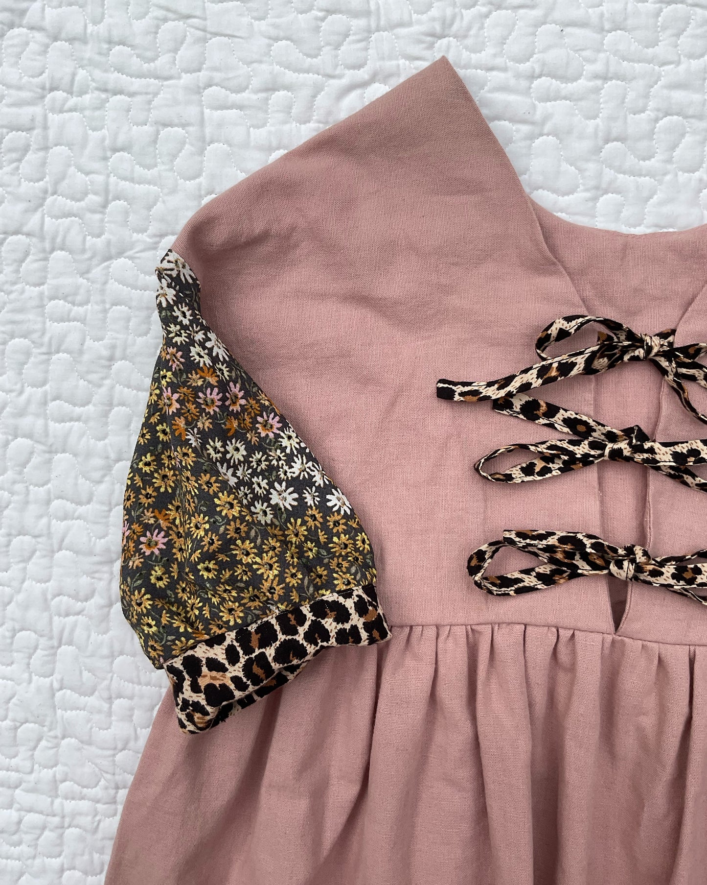 ‘Jools’ linen smock dress