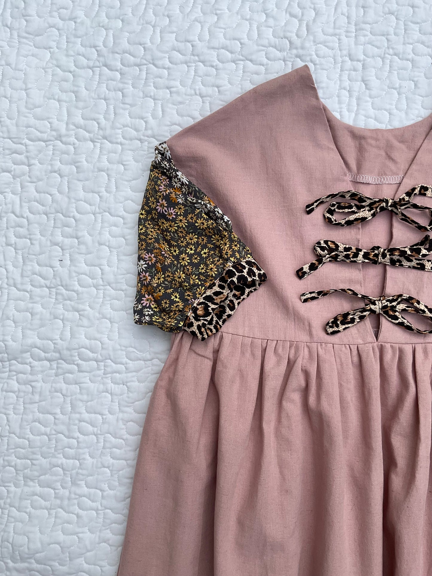 ‘Jools’ linen smock dress