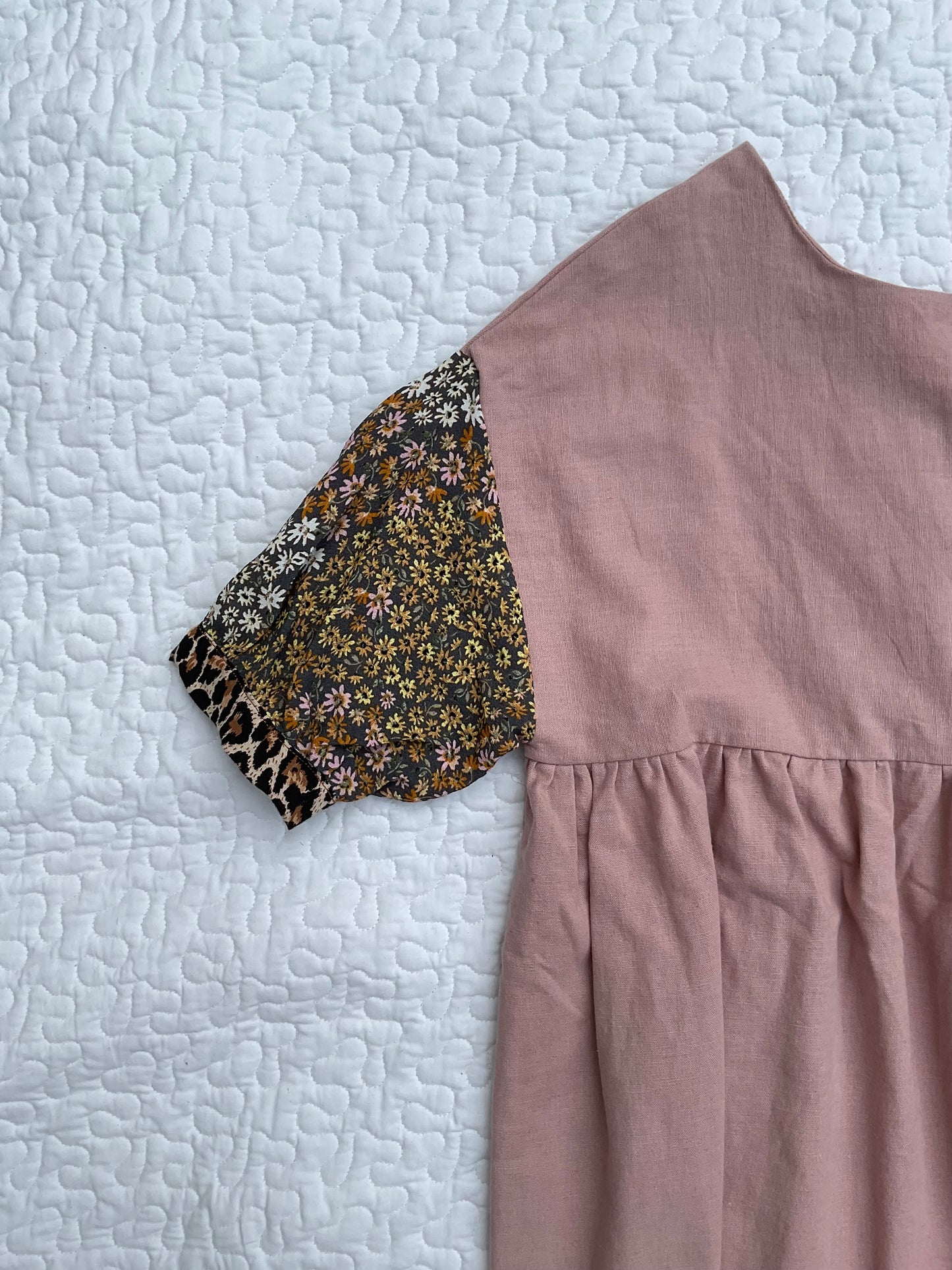 ‘Jools’ linen smock dress