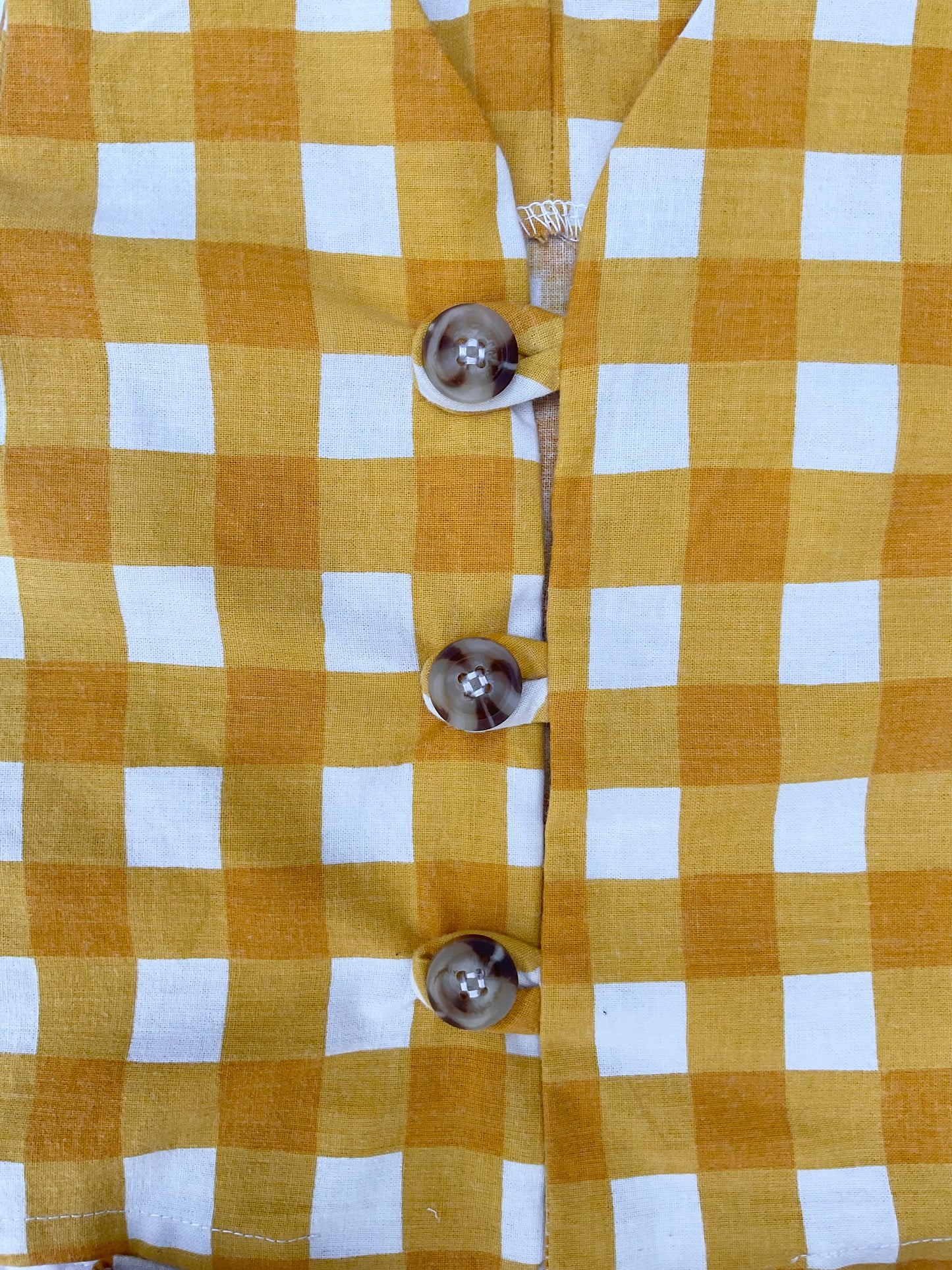 ‘Letty & Len’ gingham co-ord set