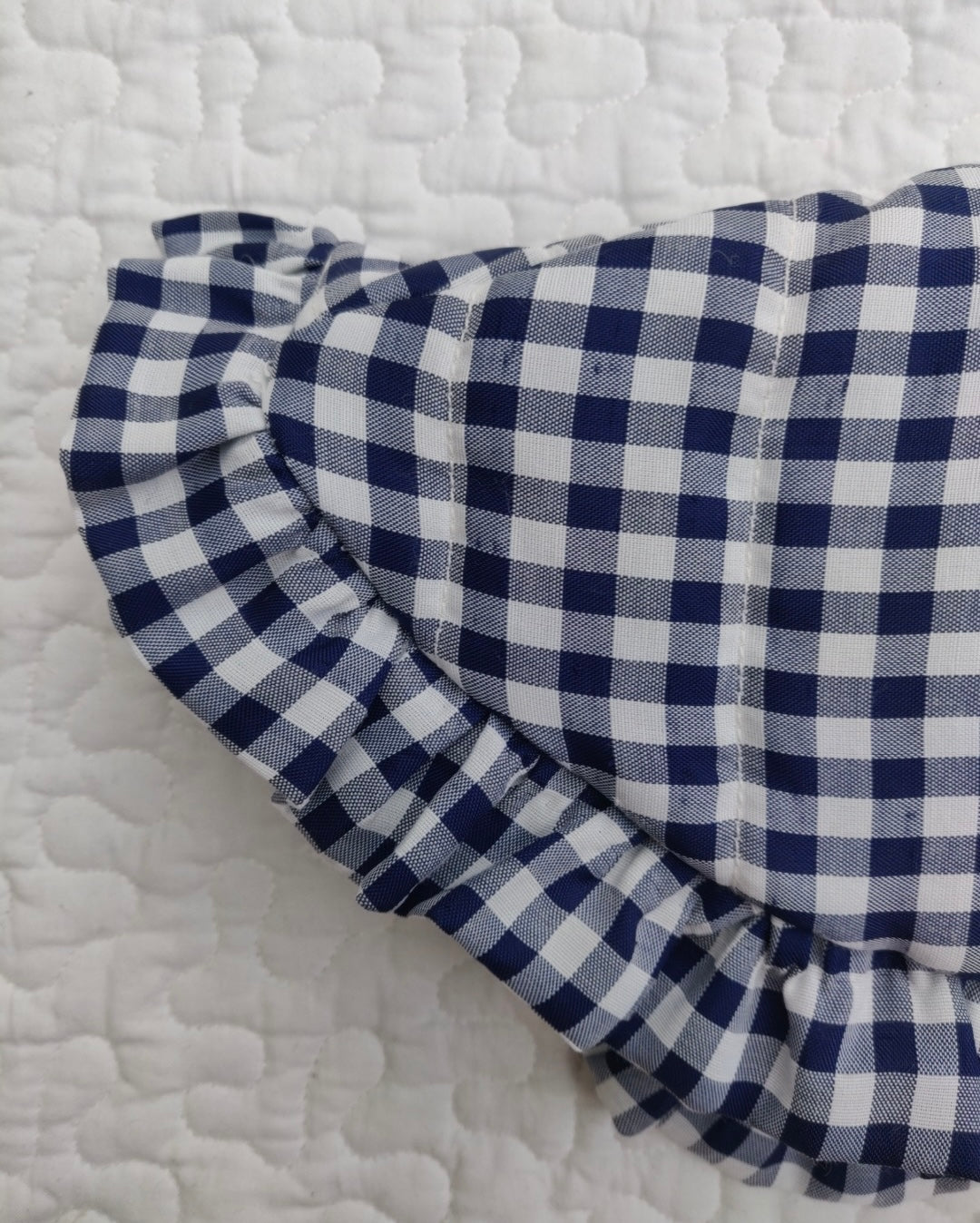‘Mabel’ quilted collar with tie