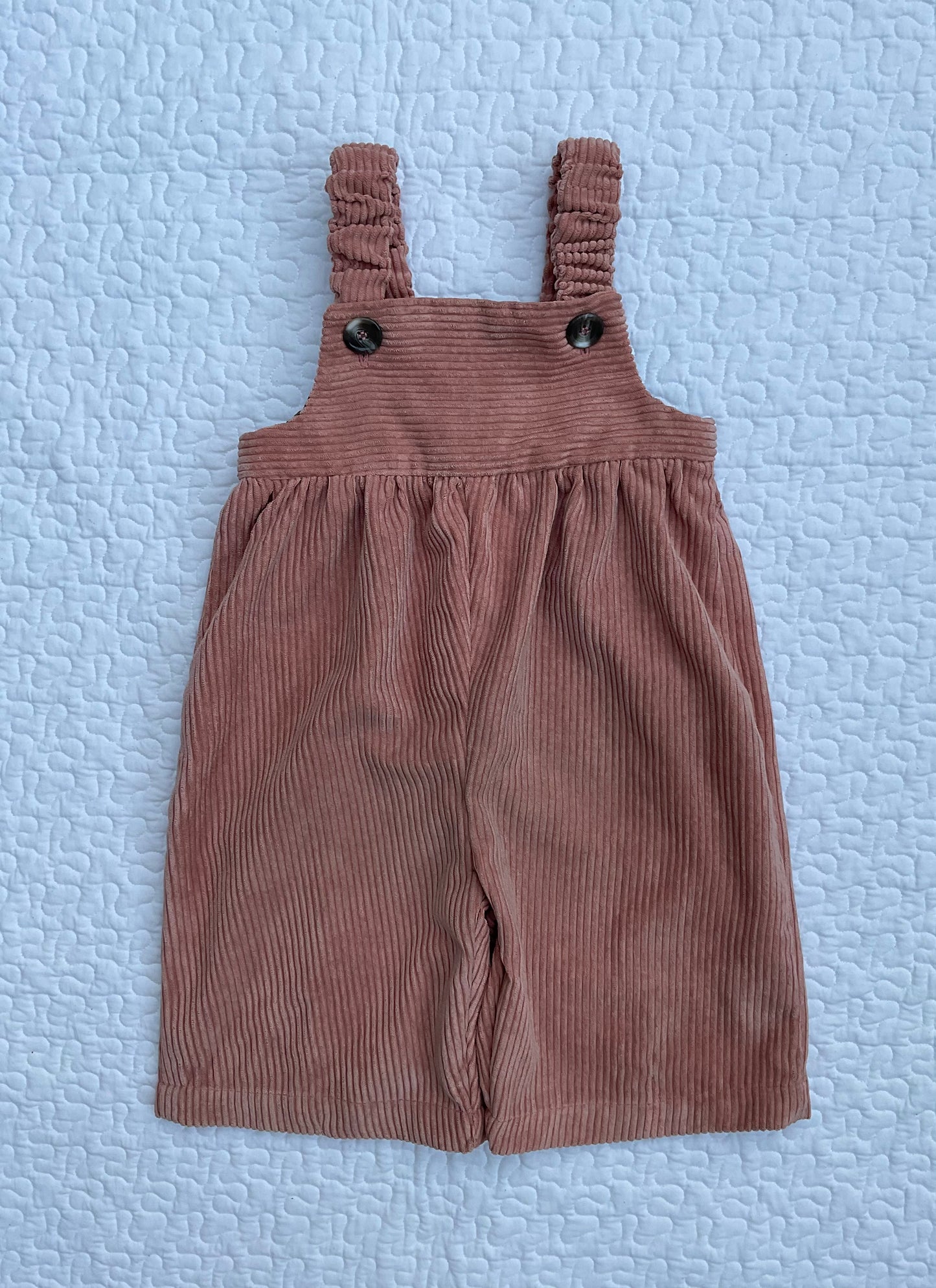 ‘Flo’ smock jumpsuit in cord