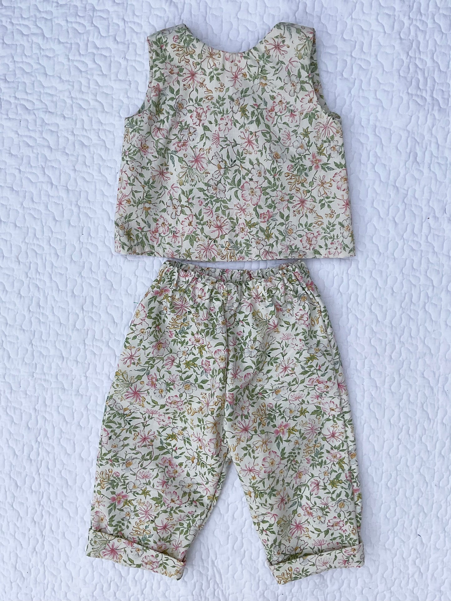 ‘Letty & Len’ floral linen co-ord set