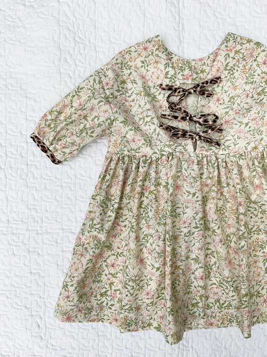 ‘Jools’ floral linen smock dress