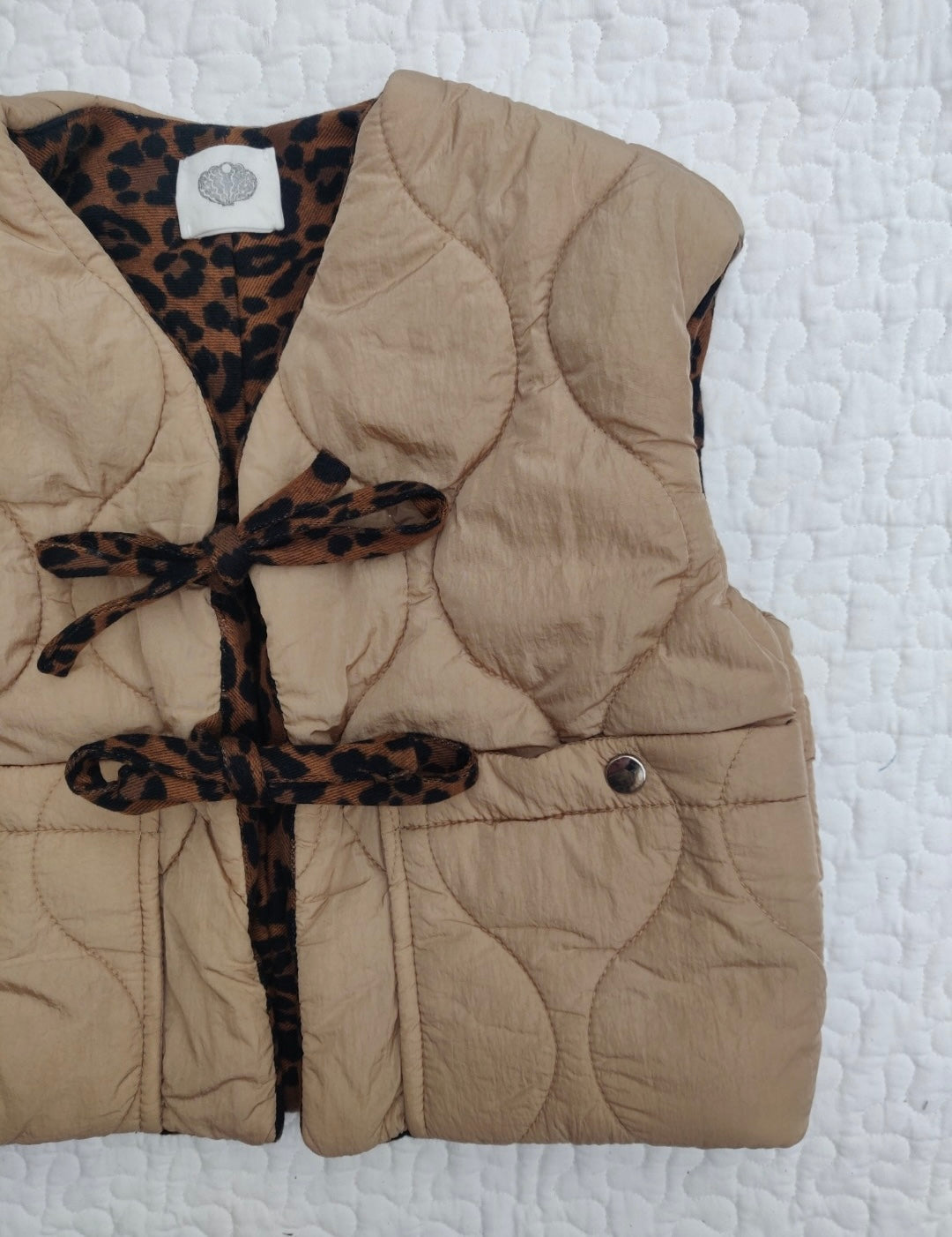 ‘Rae’ quilted gilet