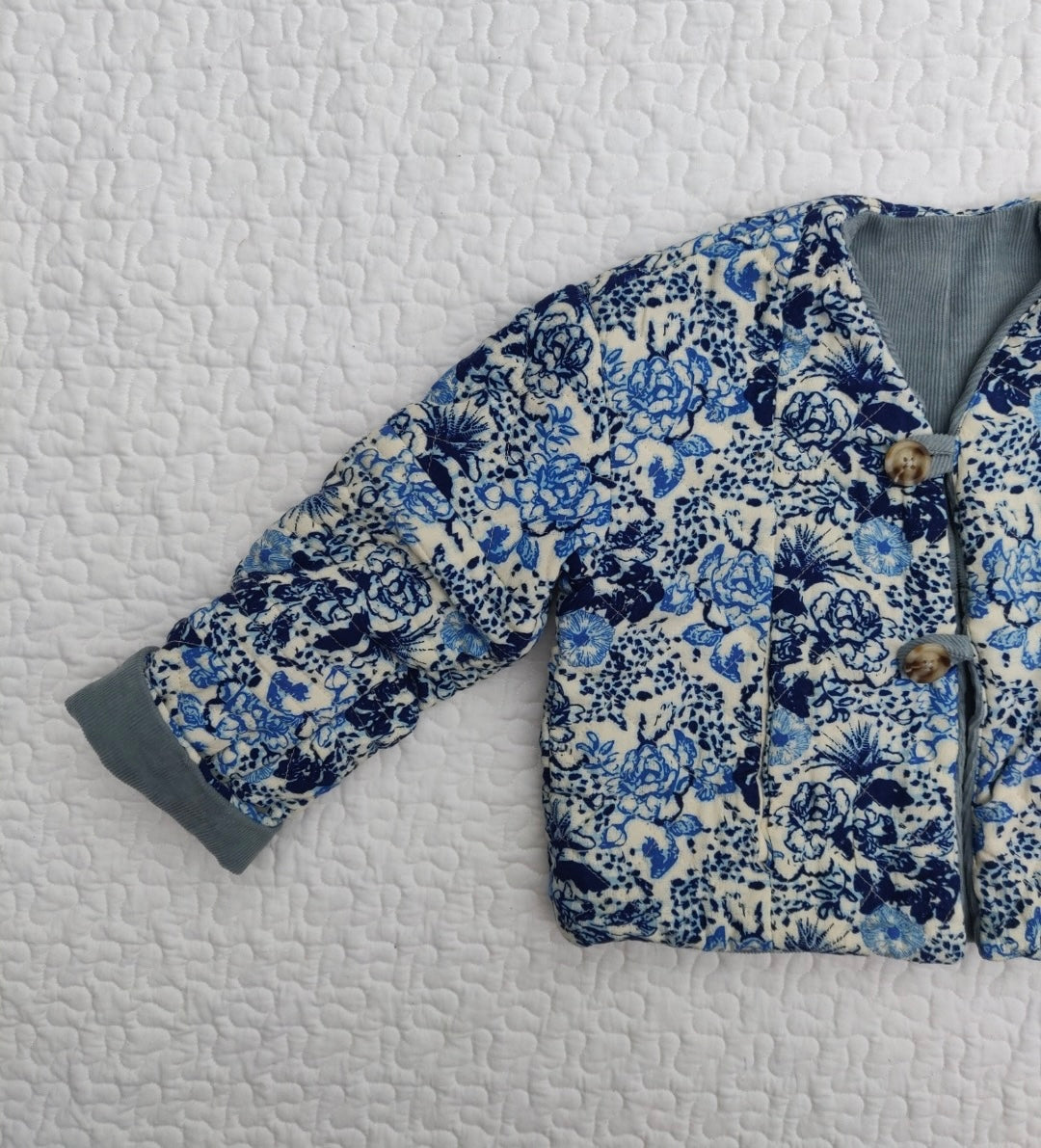 ‘Edie’ reversible quilted jacket