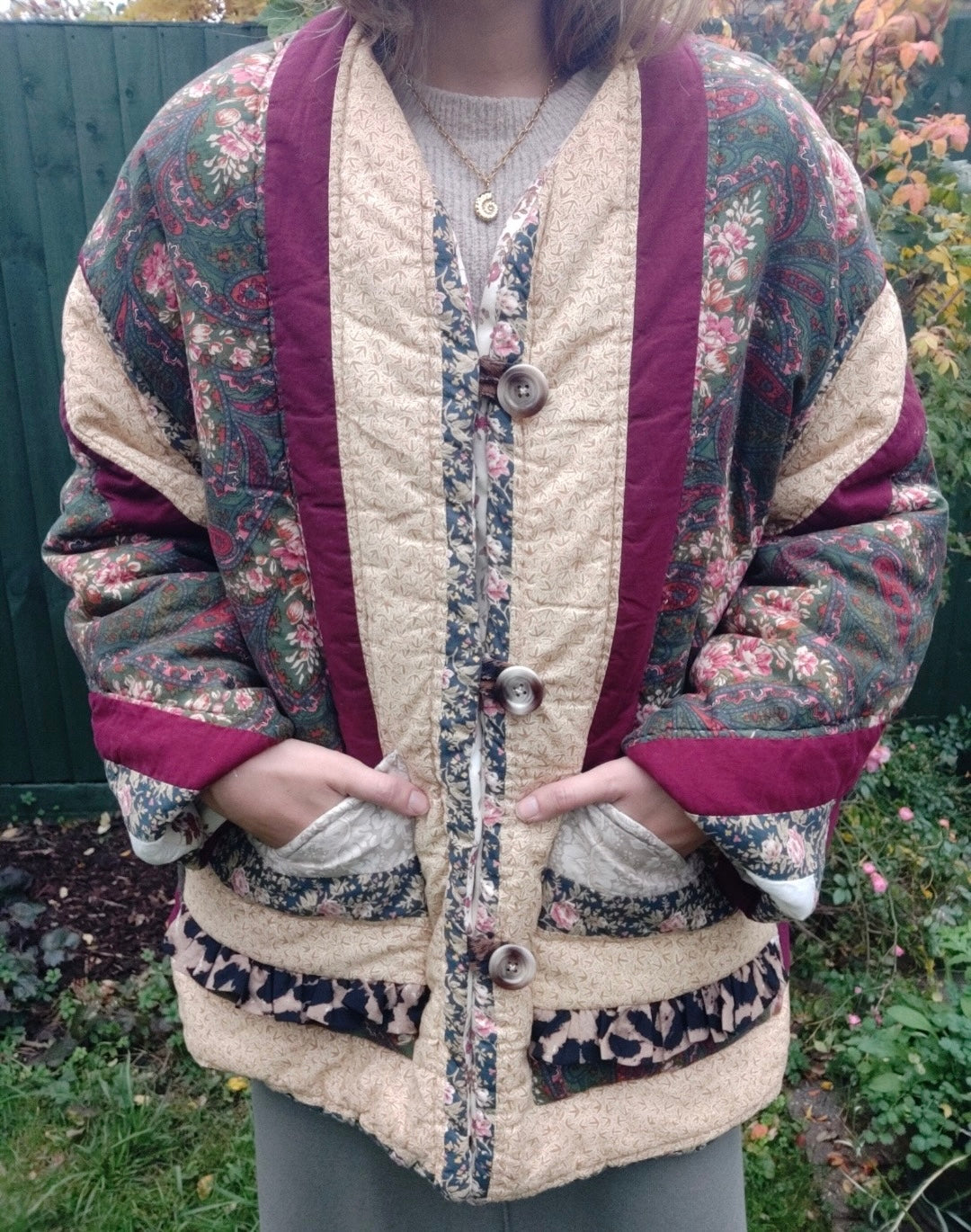 JONI flower quilted coat